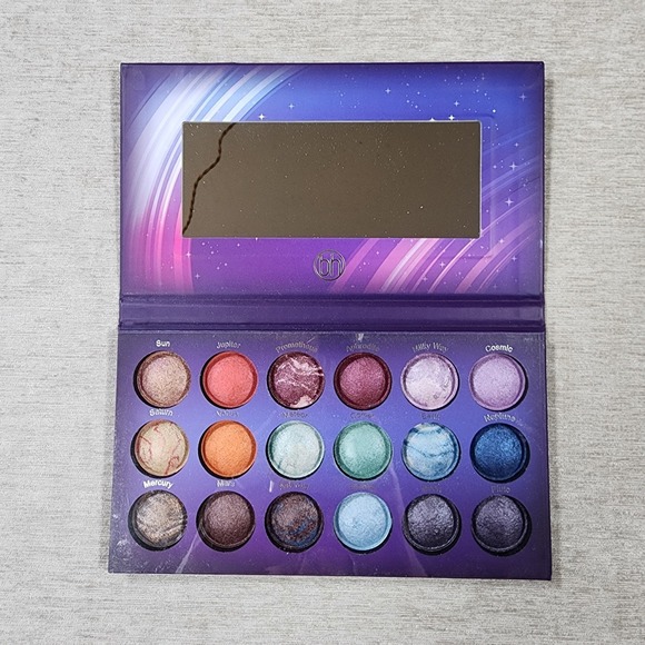 BH Cosmetics Galaxy Chic 18 Color Baked Eyeshadow Palette Makeup - Picture 1 of 5